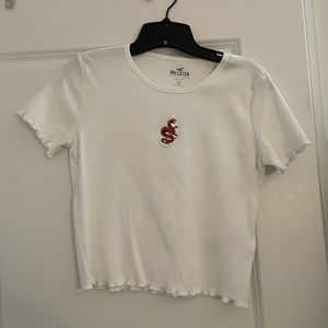 white dragon baby tee